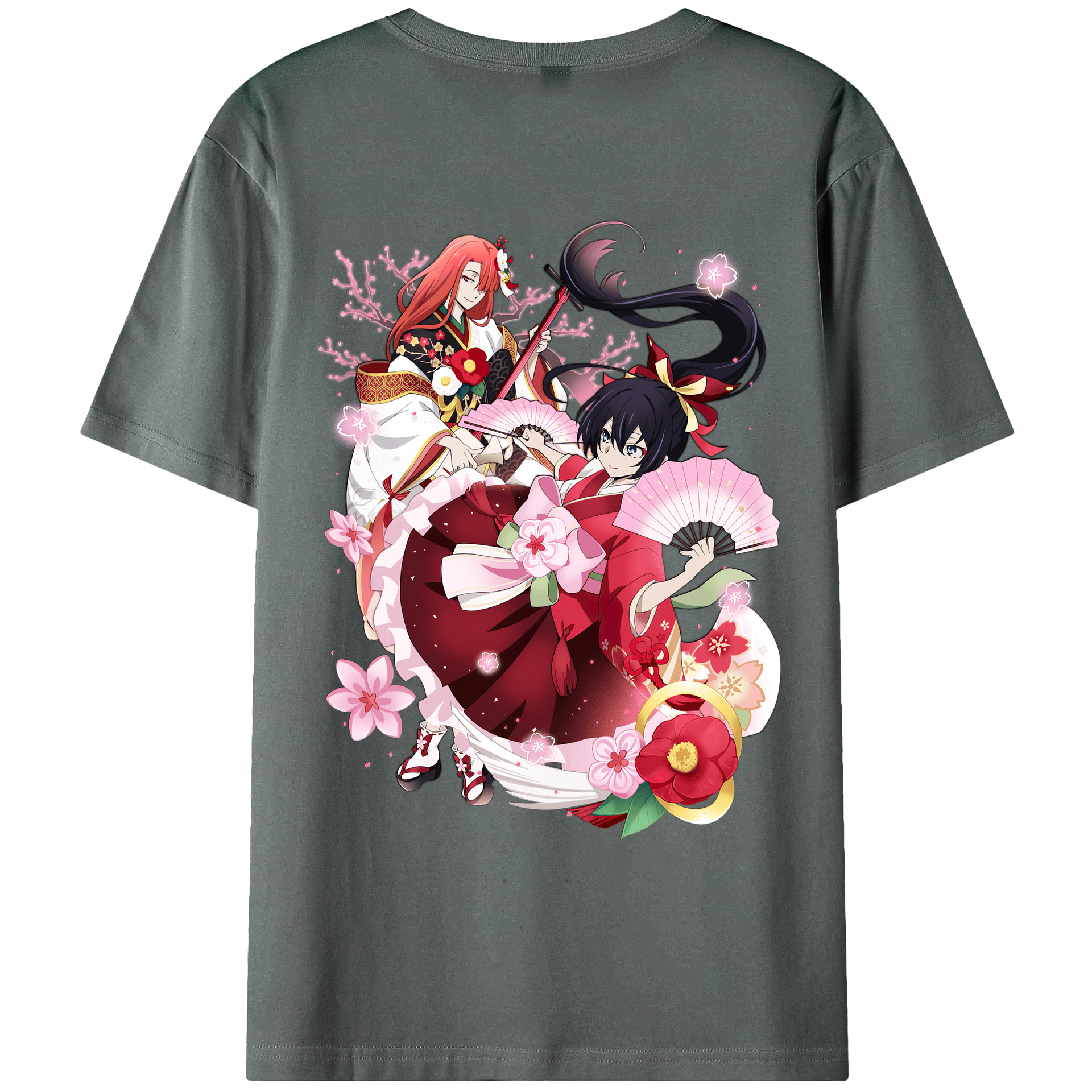 文豪ストレイドッグス Bungo Stray Dogs 綿100％ メンズ半袖Tシャツ（バックプリント） 通気性